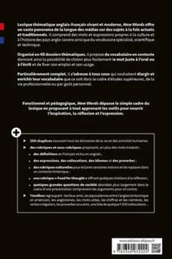 Lexique thématique du vocabulaire contemporain anglais-français, Florent Gusdorf