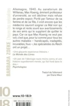 L'heure des spécialistes, Barbara Zoeke
