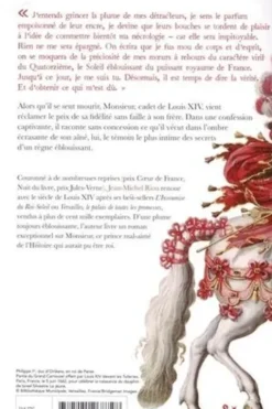 L'honneur m'est plus cher que la vie. L'audacieuse confession de Monsieur, frère de Louis XIV, Jean-Michel Riou