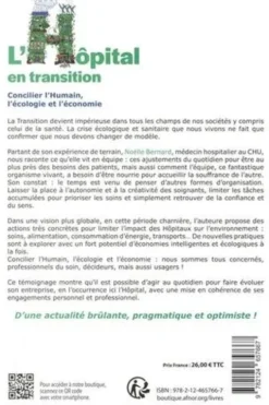 L'hôpital en transition. Concilier l'Humain, l'écologie et l'économie, Noëlle Bernard