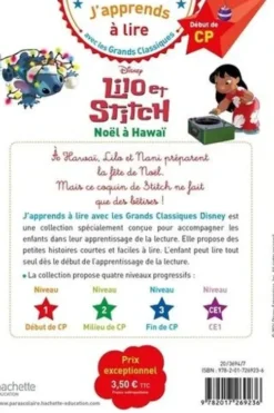 Lilo et Stitch. Noël à Hawaï. Début de CP, Niveau 1, Isabelle Albertin
