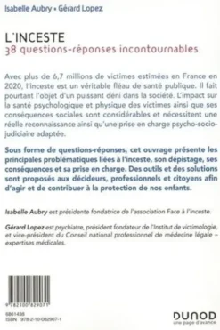 L'inceste. 38 questions-réponses incontournables, 2e édition, Isabelle Aubry