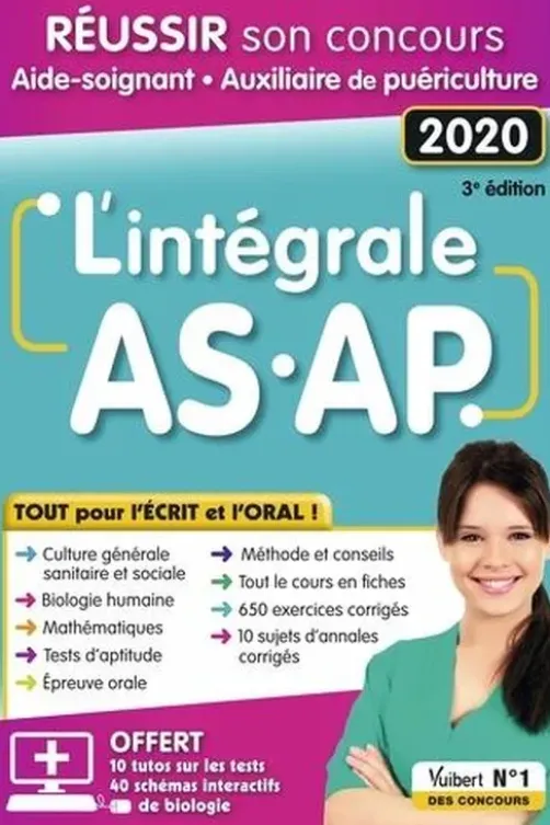 L'intégrale AS/AP. Réussir son concours Aide-soignant Auxiliaire de puériculture, Edition 2020, Evelyne Berdagué-Boutet