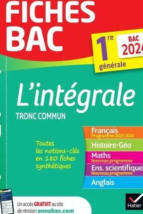 L'intégrale Tronc commun 1re générale. Edition 2024, Hélène Bernard
