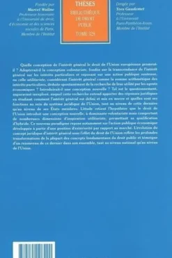 L'intérêt général en économie de marché. Perspective de droit de l'Union européenne, Aimilia Ioannidou