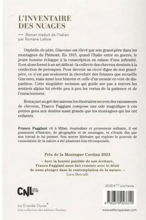 L'inventaire des nuages, Franco Faggiani
