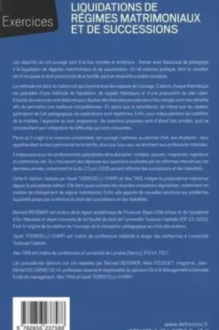 Liquidations de régimes matrimoniaux et de successions. Méthodes, exercices et corrigés, 6e édition, Bernard Beignier