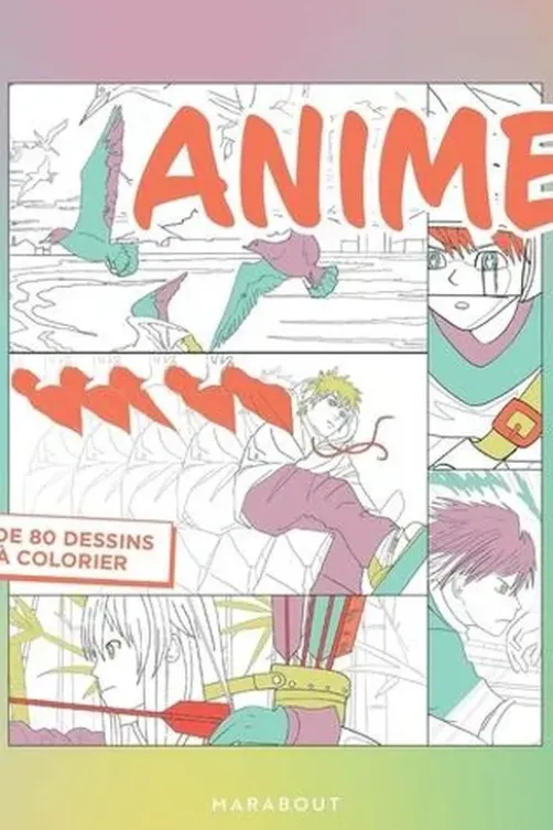 Livre de coloriage Animé, Marabout