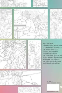 Livre de coloriage Animé, Marabout