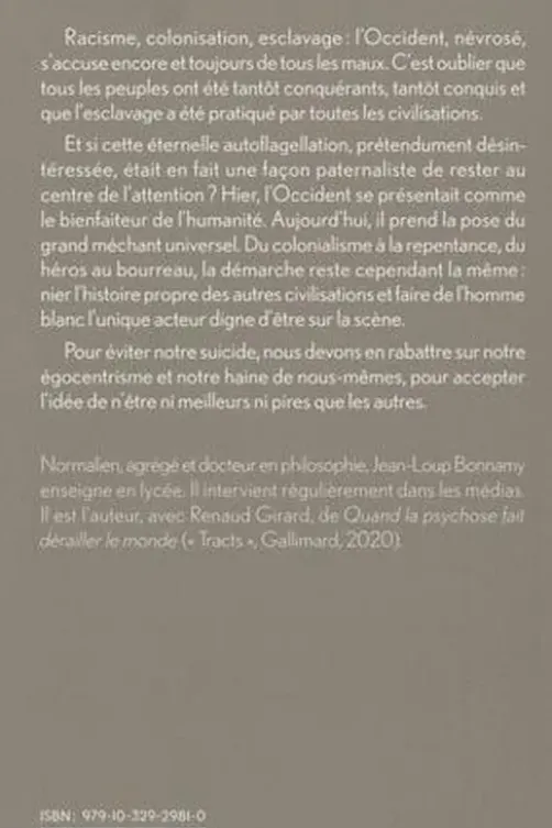 L'Occident déboussolé, Jean-Loup Bonnamy