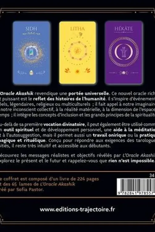 L'Oracle Akashik. Le livre et le jeu original, Sofia Pastor