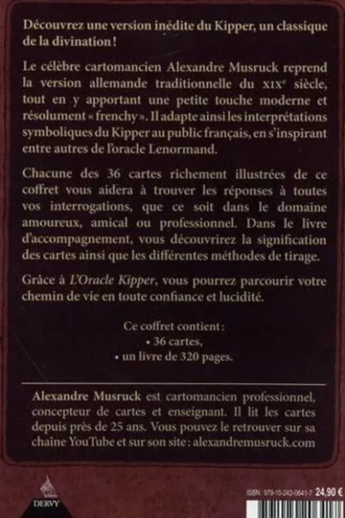 L'oracle Kipper. Avec 36 cartes, Alexandre Musruck
