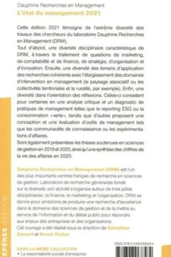 L'état du management. Edition 2021, Dauphine Recherche Management