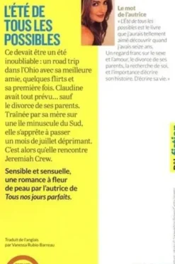 L'été de tous les possibles, Jennifer Niven
