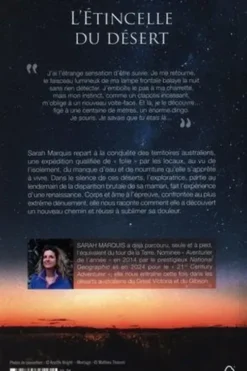 L'étincelle du désert. Immersion en solitaire dans le Great Victoria et le Gibson, Sarah Marquis