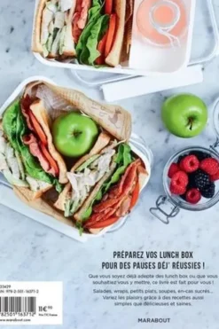 Lunch box fait maison. Manger équilibré au déjeuner. 100 recettes simples et vite prêtes à préparer pour vos pauses déj', Marabout