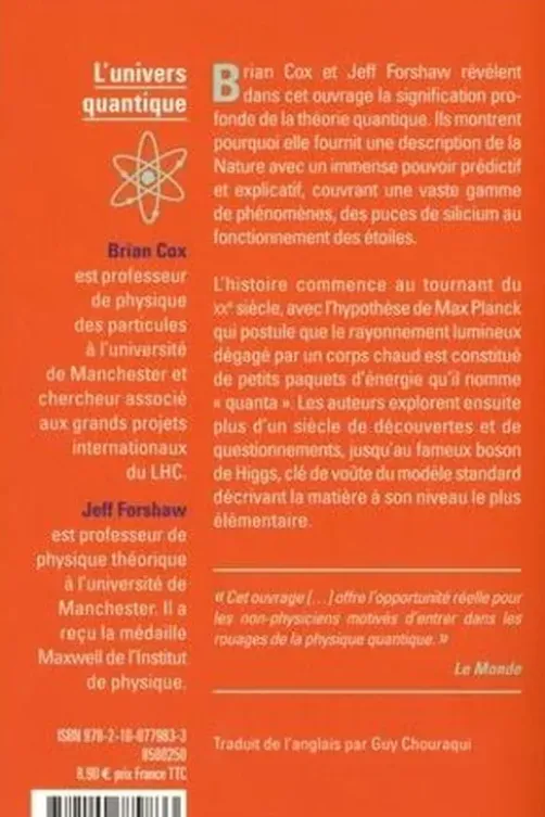 L'univers quantique. Tout ce qui peut arriver arrive..., Brian Cox