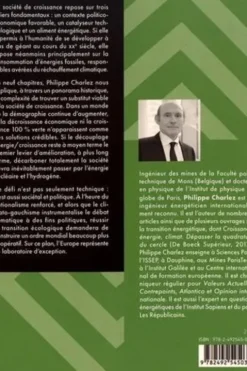 L'Utopie de la croissance verte. Les lois de la thermodynamique sociale, Philippe Charlez