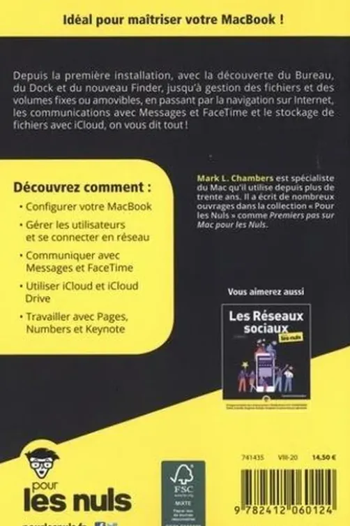 MacBook pour les Nuls. 4e édition, Mark L. Chambers