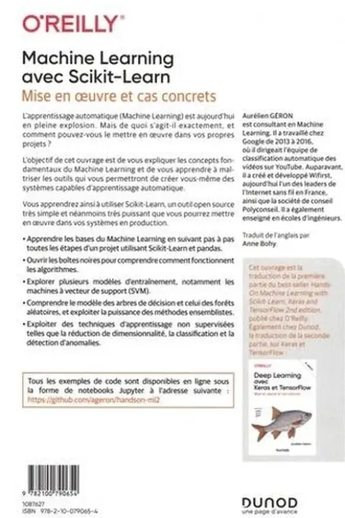 Machine Learning avec Scikit-Learn. Mise en oeuvre et cas concrets, 2e édition, Aurélien Géron