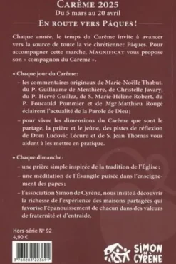 Magnificat Grand format Hors-série N° 92 : Le compagnon de carême. Edition 2025, David Gabillet