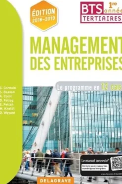 Management des entreprises BTS 1re année. Pochette élève, Edition 2018, Christophe Cornolti