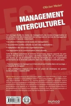 Management interculturel. Négocier, manager et communiquer en contexte interculturel, 8e édition, Olivier Meier