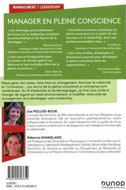Manager en pleine conscience. Devenez un leader éthique et inspirant, 2e édition, Lise Peillod-Book