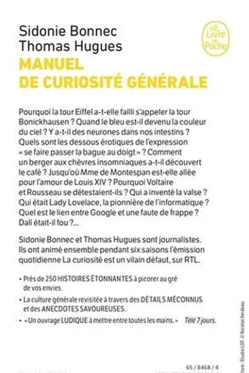 Manuel de curiosité générale, Sidonie Bonnec