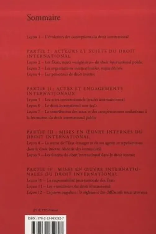 Manuel de droit international public. 10e édition, Denis Alland