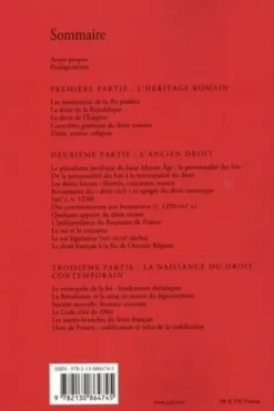 Manuel d'introduction historique au droit. 10e édition, Jean-Marie Carbasse