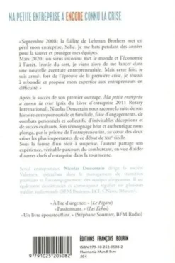 Ma petite entreprise a (encore) connu la crise... Edition revue et augmentée, Nicolas Doucerain