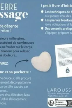 Ma pierre de massage. Coffret avec 1 pierre, sa pochette, et 1 livret, Philippe Chavanne