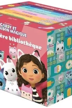 Ma première bibliothèque Gaby et la maison magique. Coffrent en 6 volumes : Le coffret à costumes ; La croisière polaire ; Le concert de Peluche ; Spongi, le dino éponge ; La soirée pyjama ; La fée luciole, Aurélie Desfour