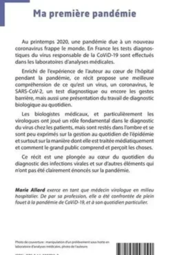 Ma première pandémie. Une jeune virologue hospitalière francilienne, Marie Allard