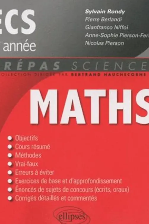 Mathématiques ECS 1e année, Sylvain Rondy