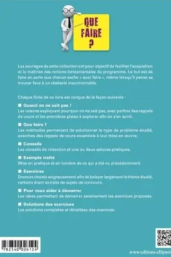 Mathématiques ECS1. Fiches-méthodes et exercices corrigés, Cédric Barret