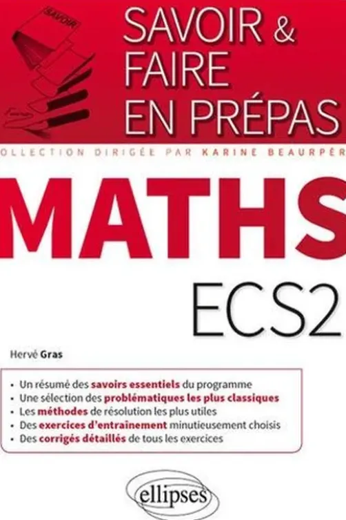 Mathématiques ECS2, Hervé Gras