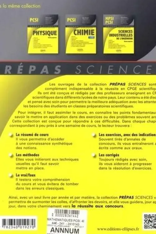 Mathématiques PCSI. 4e édition, Nicolas Nguyen