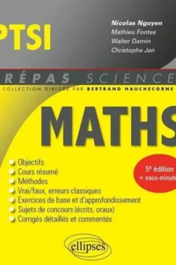 Mathématiques PTSI, Nicolas Nguyen