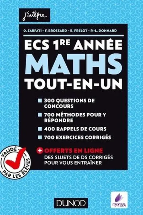 Maths ECS 1re année, Olivier Sarfati