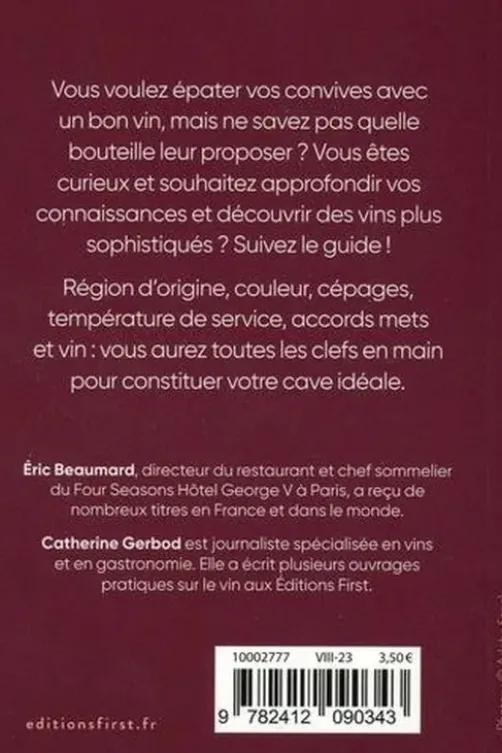 100 meilleurs vins pour une cave idéale, Eric Beaumard