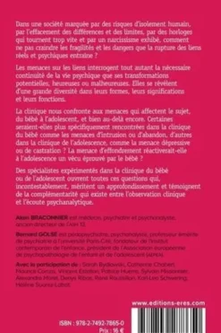 Menaces sur les liens. Du bébé à l'adolescent, Alain Braconnier