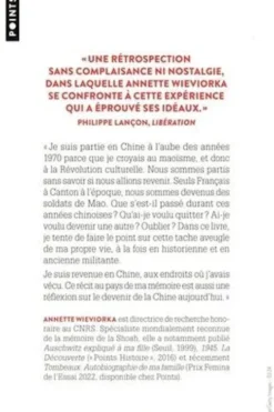 Mes années chinoises, Annette Wieviorka