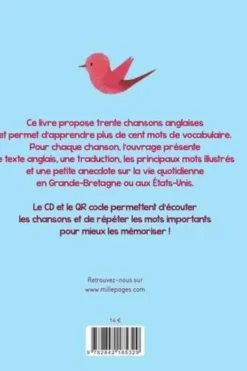 Mes chansons anglaises. Edition bilingue français-anglais. Avec 1 CD audio, Bergamote Trottemenu