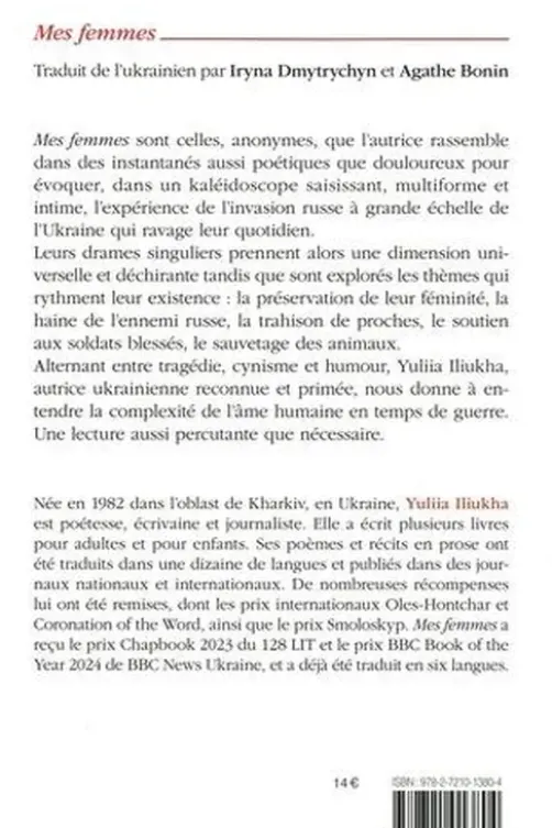Mes femmes, Yuliia Iliukha