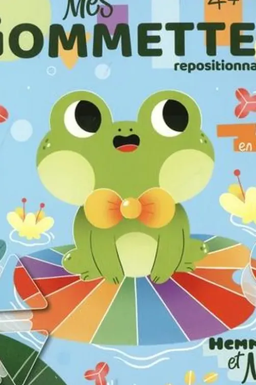 Mes gommettes repositionnables La vie en couleurs, Ahorine