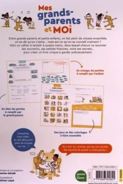 Mes grands-parents et moi. Un cahier à remplir ensemble pour mieux se connaître, Marine Gérald