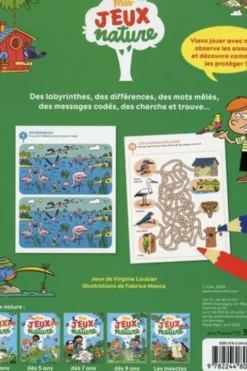 Mes jeux nature Les oiseaux, Virginie Loubier