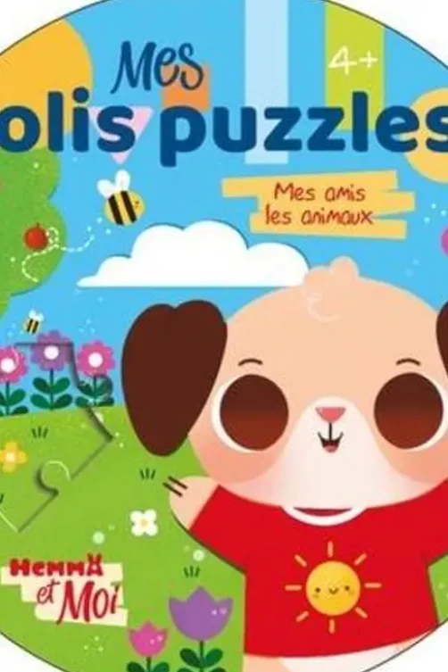 Mes jolis puzzles Mes amis les animaux. 5 puzzles de 10 pièces, Ahorine